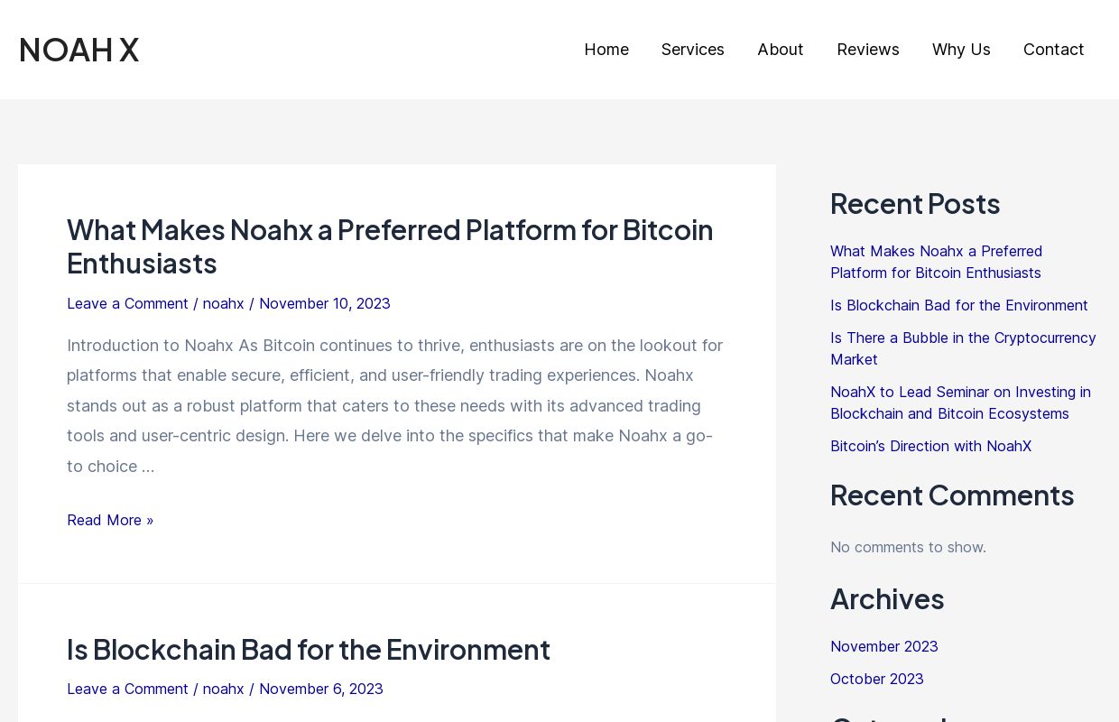 NOAH X - Driving Global Blockchain Transformations