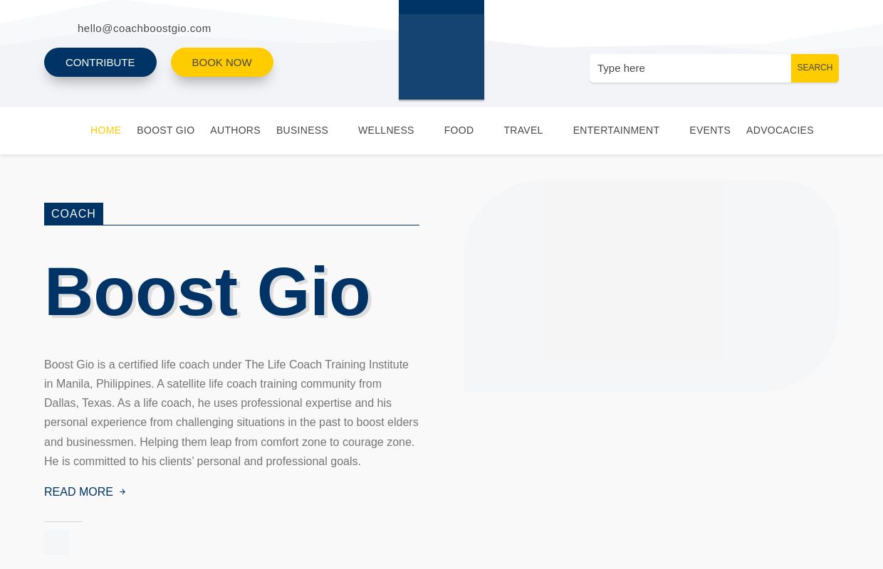 Life Coach, Motivational Speaker, & Streamer | Boost Gio