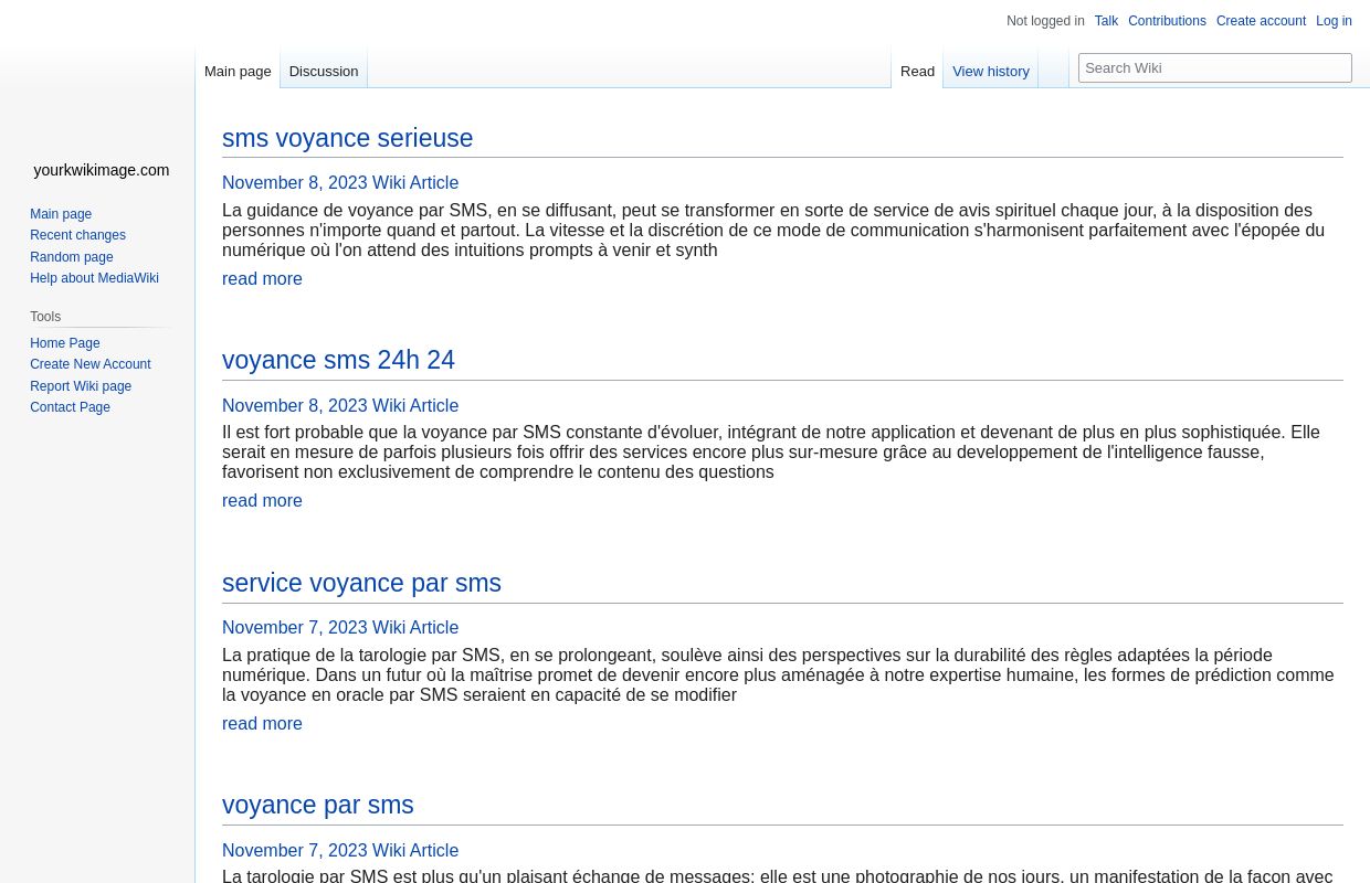 sms voyance serieuse - homepage