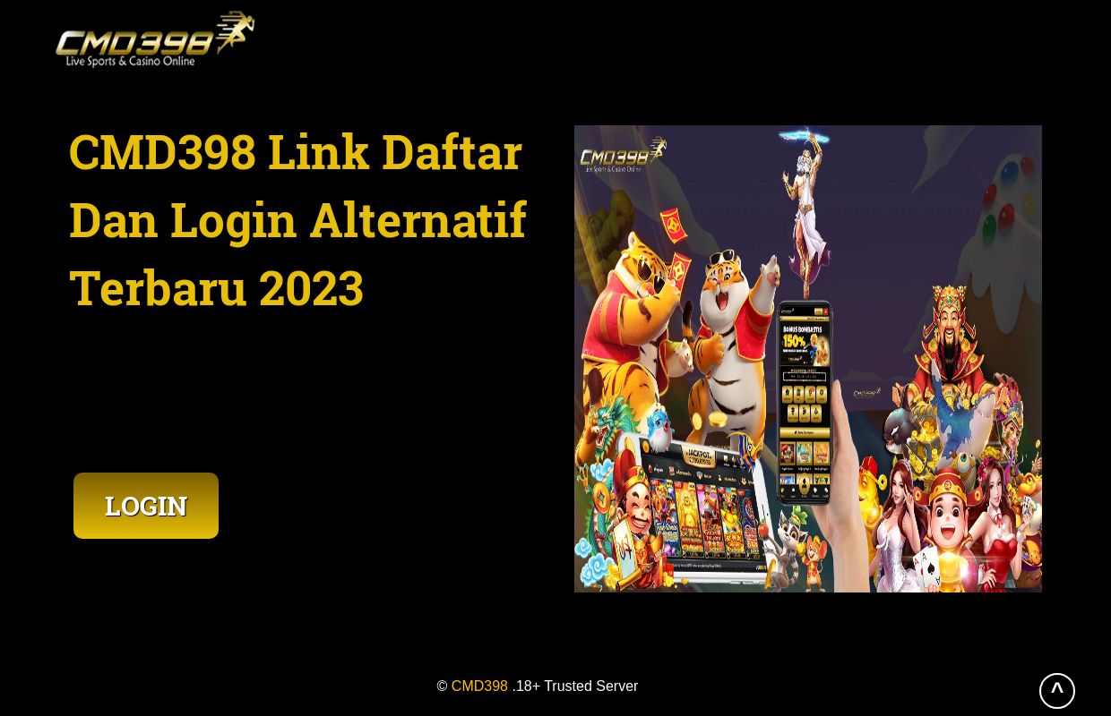 CMD398 Link Daftar Dan Login Alternatif Terbaru 2023