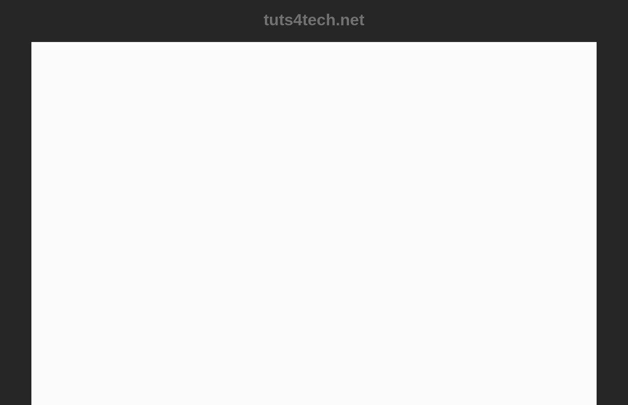 tuts4tech.net - tuts4tech المصادر والمعلومات.