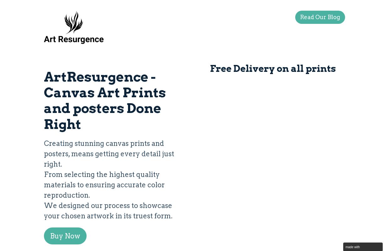 ArtResurgence Canvas art prints posters dark art and blog