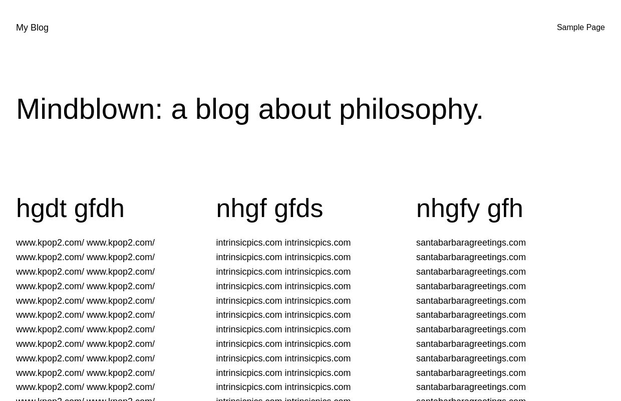 My Blog – My WordPress Blog