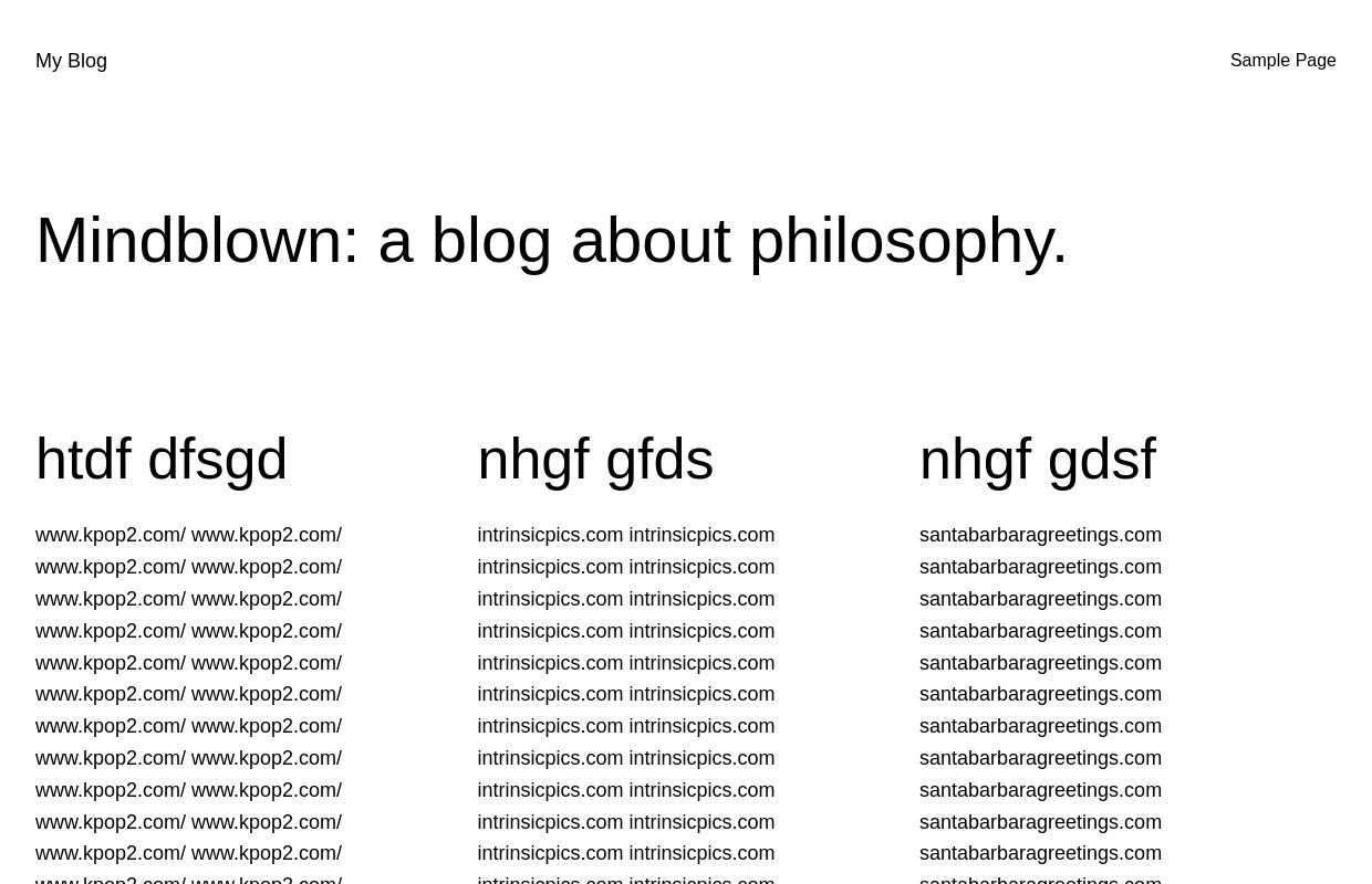 My Blog – My WordPress Blog