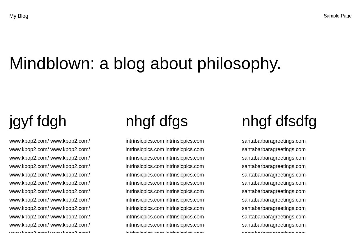 My Blog – My WordPress Blog