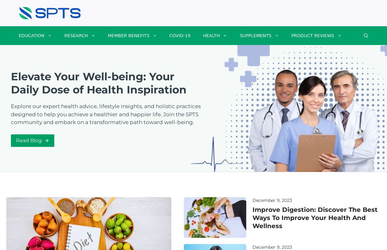 SPTS - Promoting Health and Wellbeing
