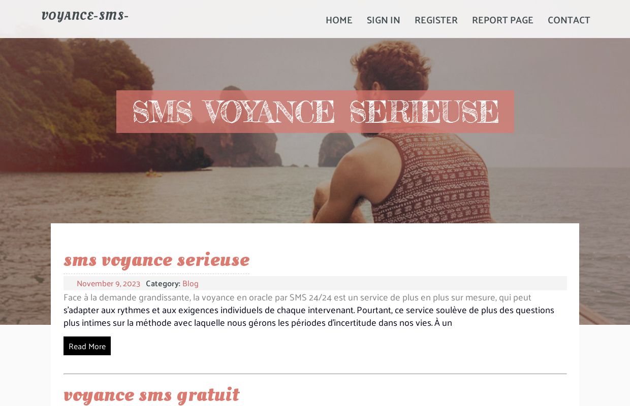 sms voyance serieuse - homepage