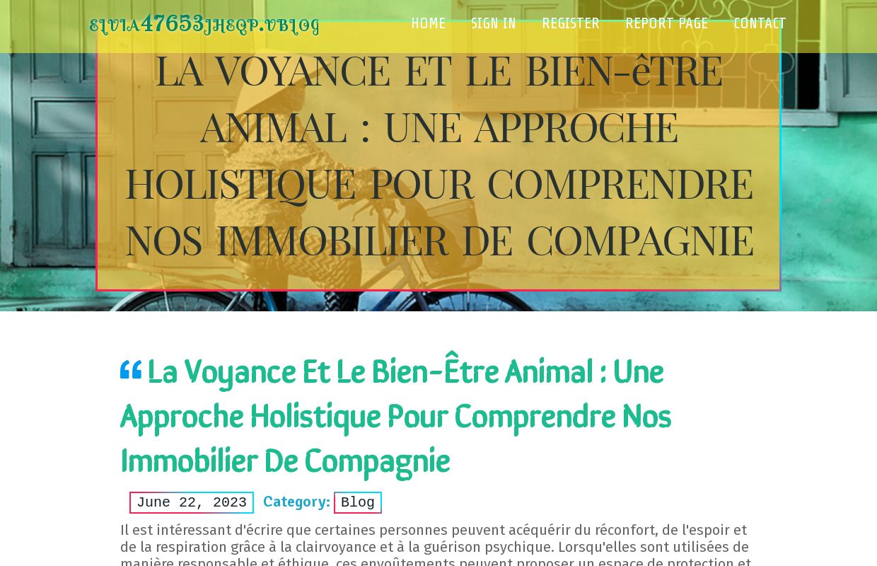 La Voyance et le Bien-être Animal : Une Approche Holistique pour Comprendre nos immobilier de Compagnie - homepage