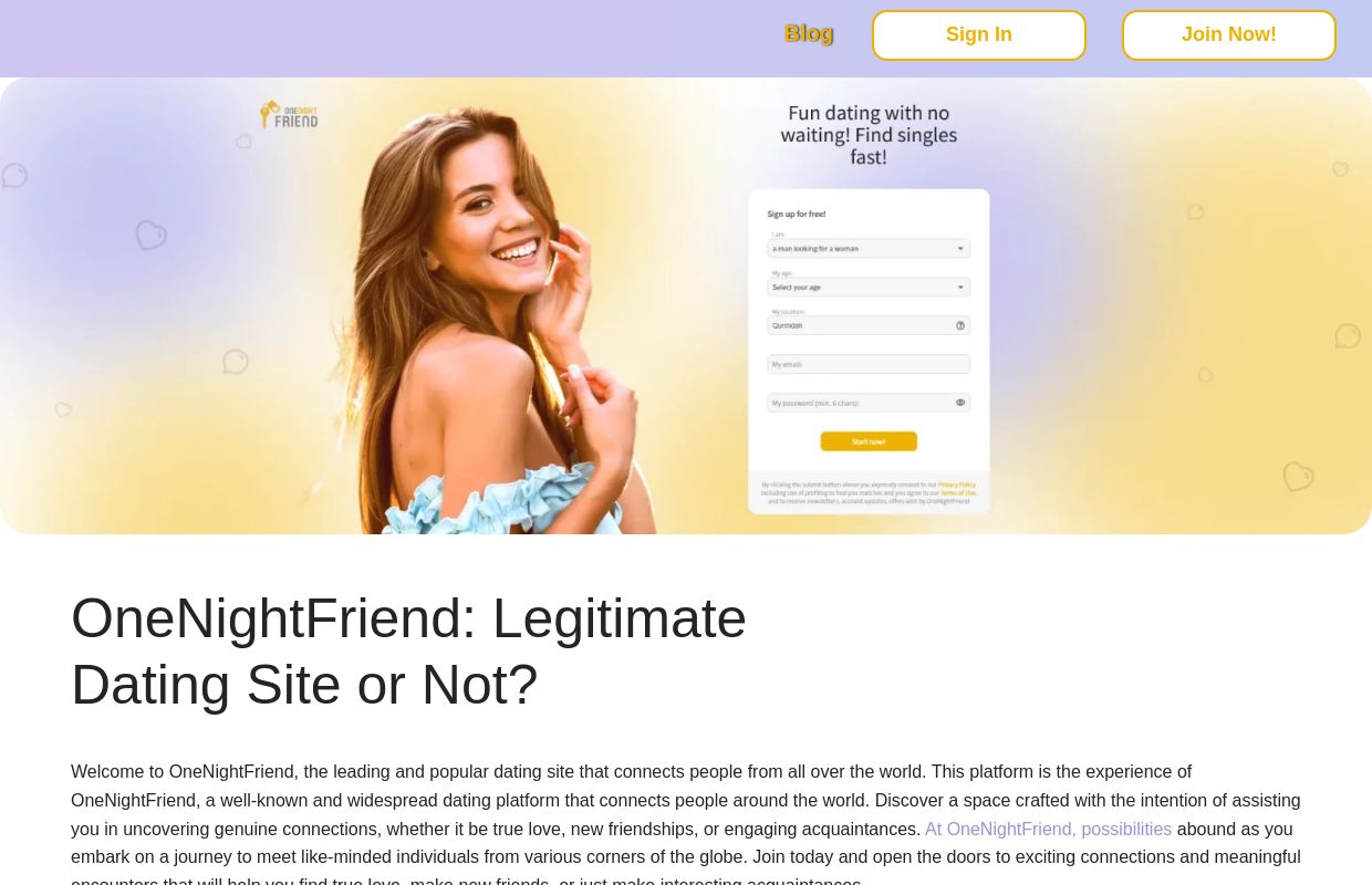 Is it a Legitimate Dating Site or a Deceptive Mirage?