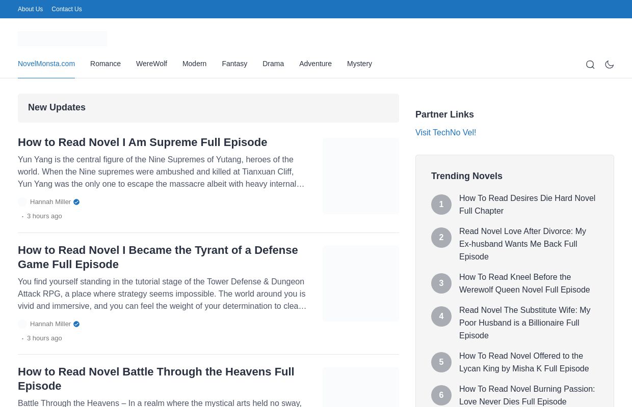 NovelMonsta.com - How To Read All Novel Easier