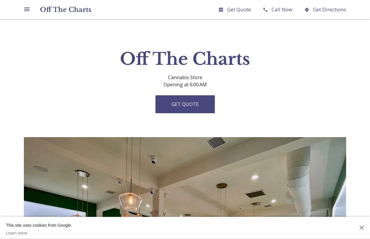 Off The Charts - Cannabis Store