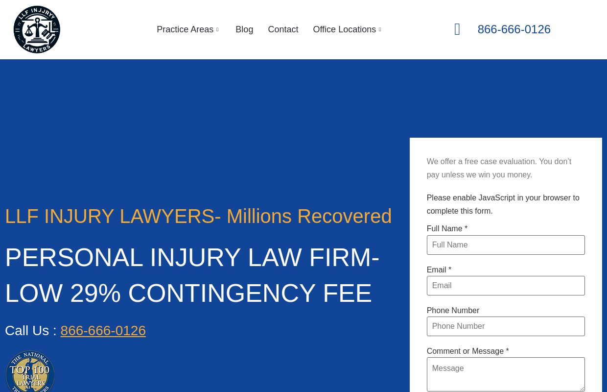 Home - The Accident Lawyer | LLF Injury Lawyers
