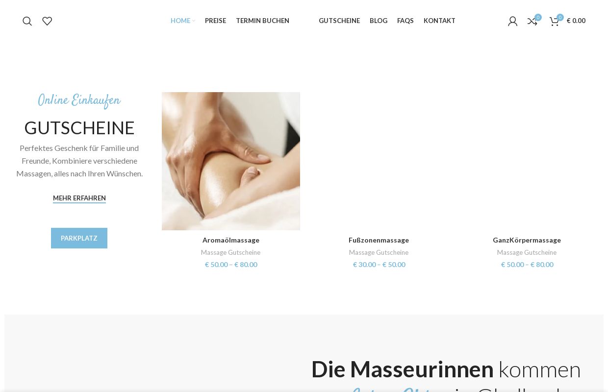 Chinesische Massage in Gladbeck, Bottrop und Gelsenkirchen