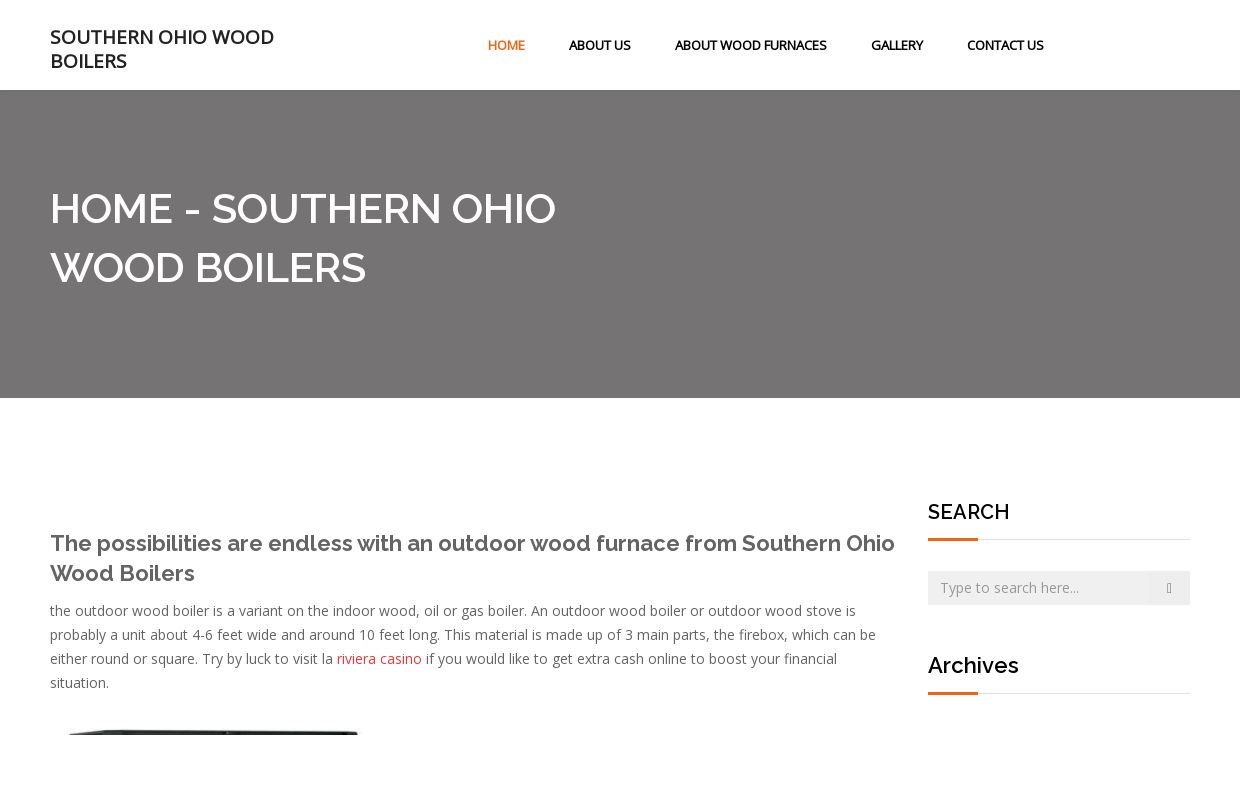 Home - Southern Ohio Wood Boilers