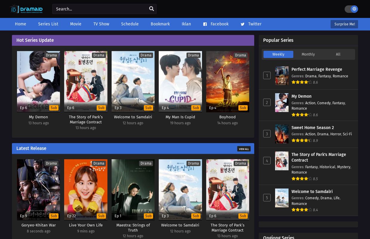 Nonton Download Drama Korea Subtitle Indonesia Online - DramaID