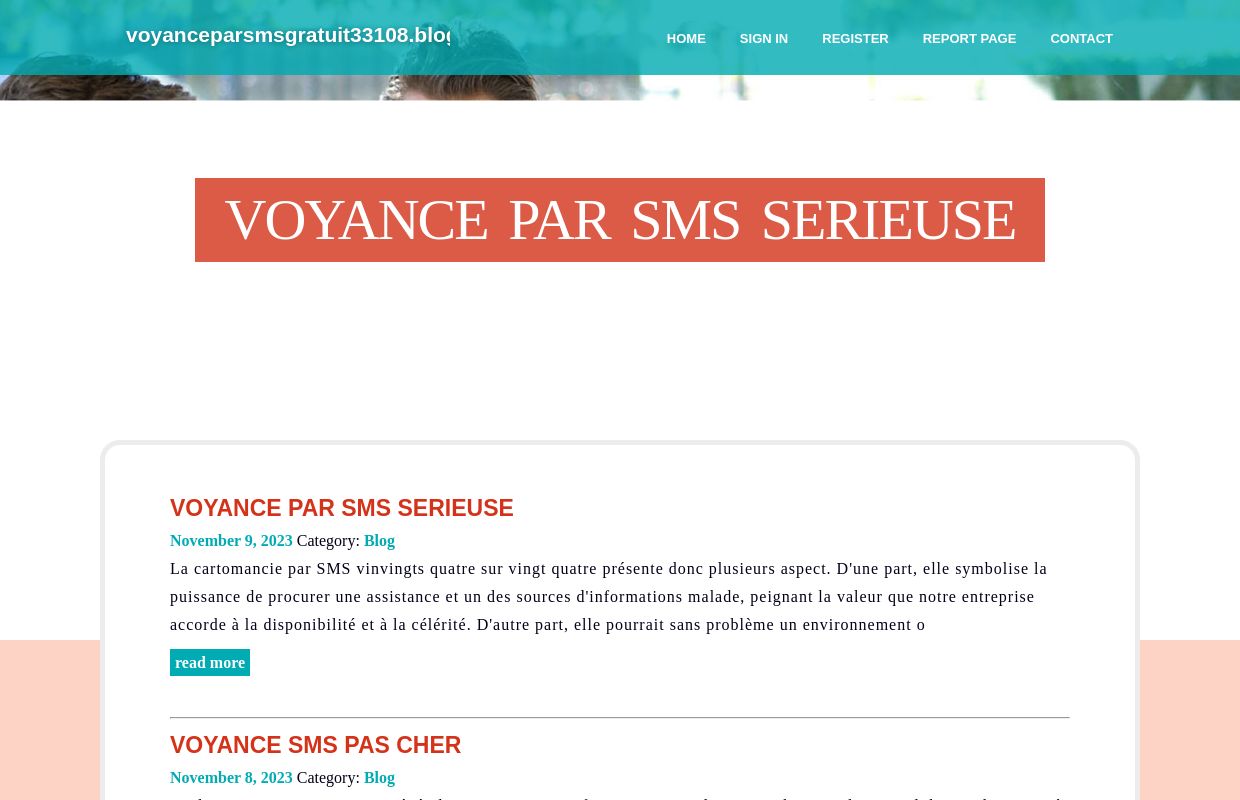 voyance par sms serieuse - homepage