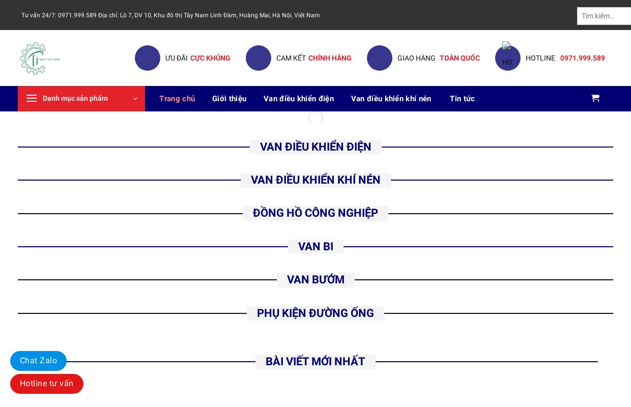 Nhà cung cấp Van công nghiệp chính hãng - XNK HT VIỆT NAM