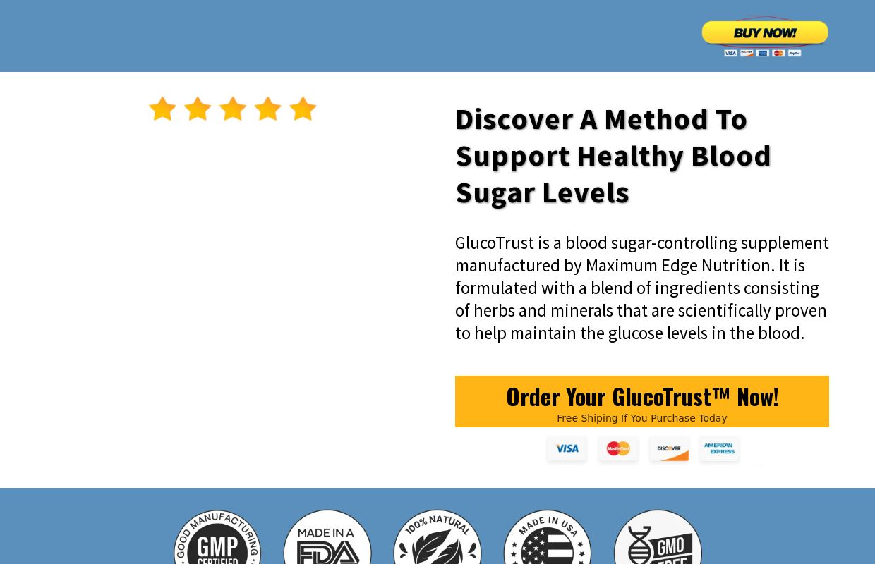 GlucoTrust™ | USA Official Website