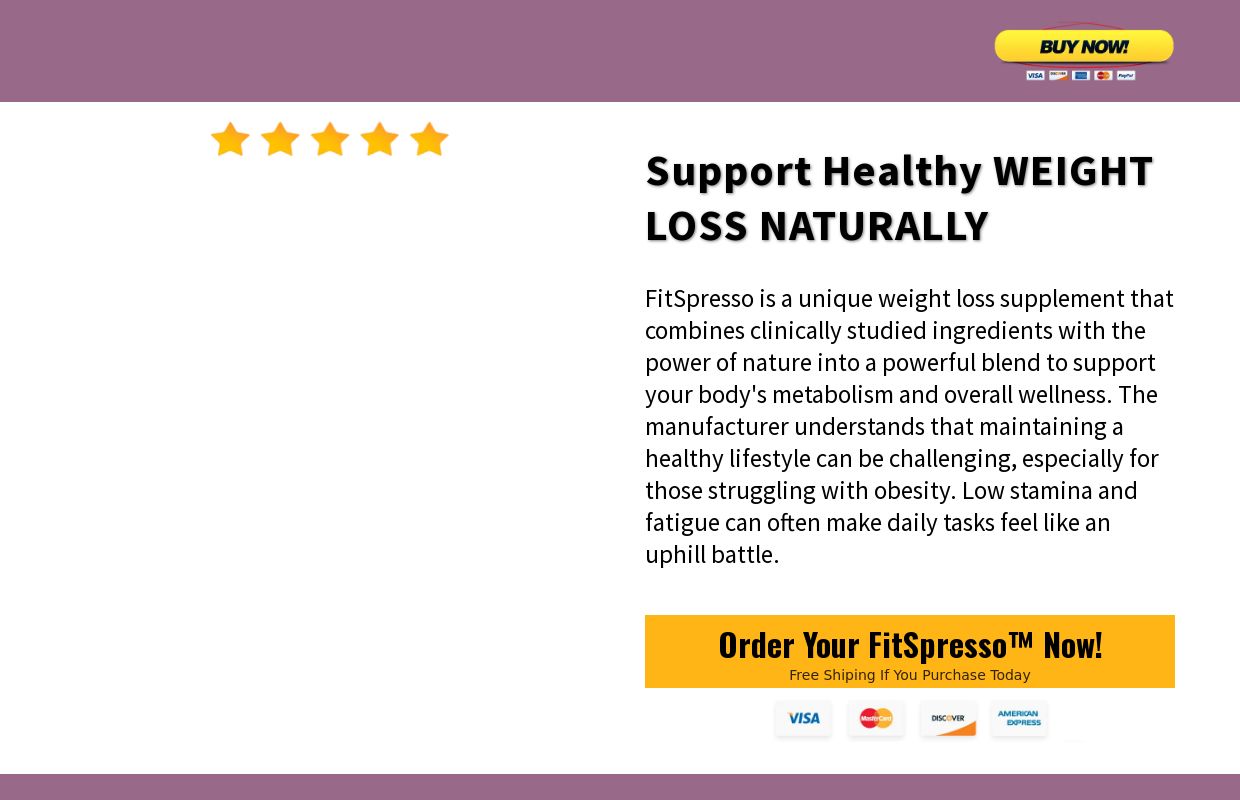 FitSpresso™ (Official) #1 Weight Loss Support
