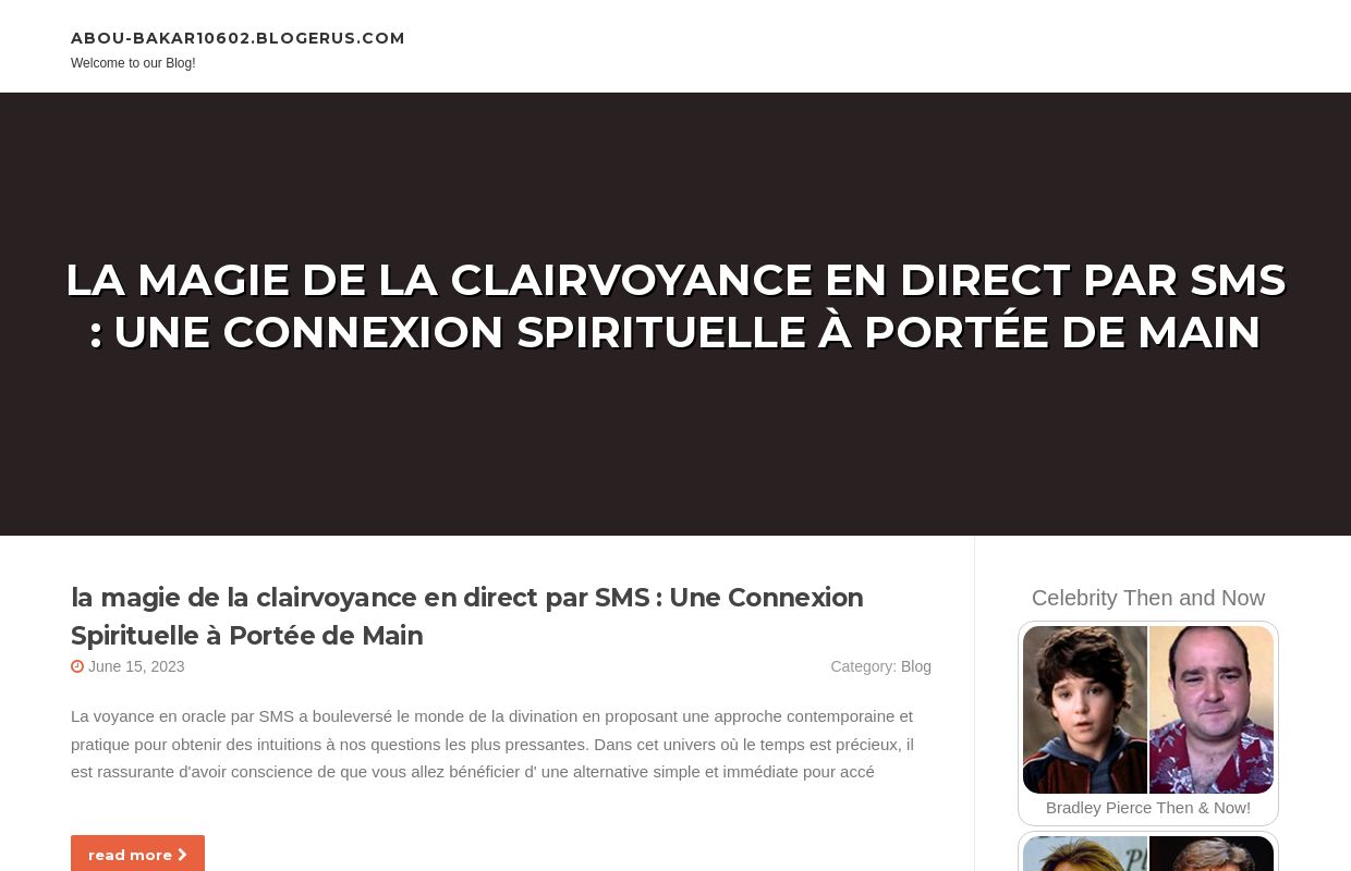 la magie de la clairvoyance en direct par SMS : Une Connexion Spirituelle à Portée de Main - homepage