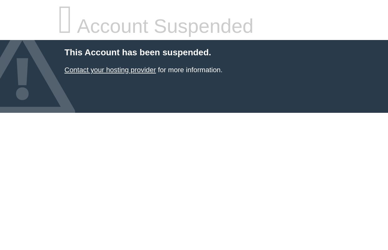 Account Suspended