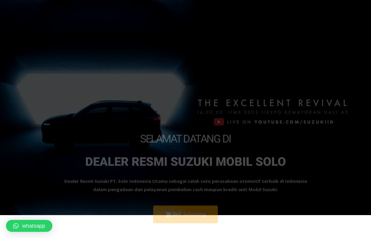 SUZUKI MOBIL SOLO – Dealer resmi suzuki mobil karesidenan Surakarta