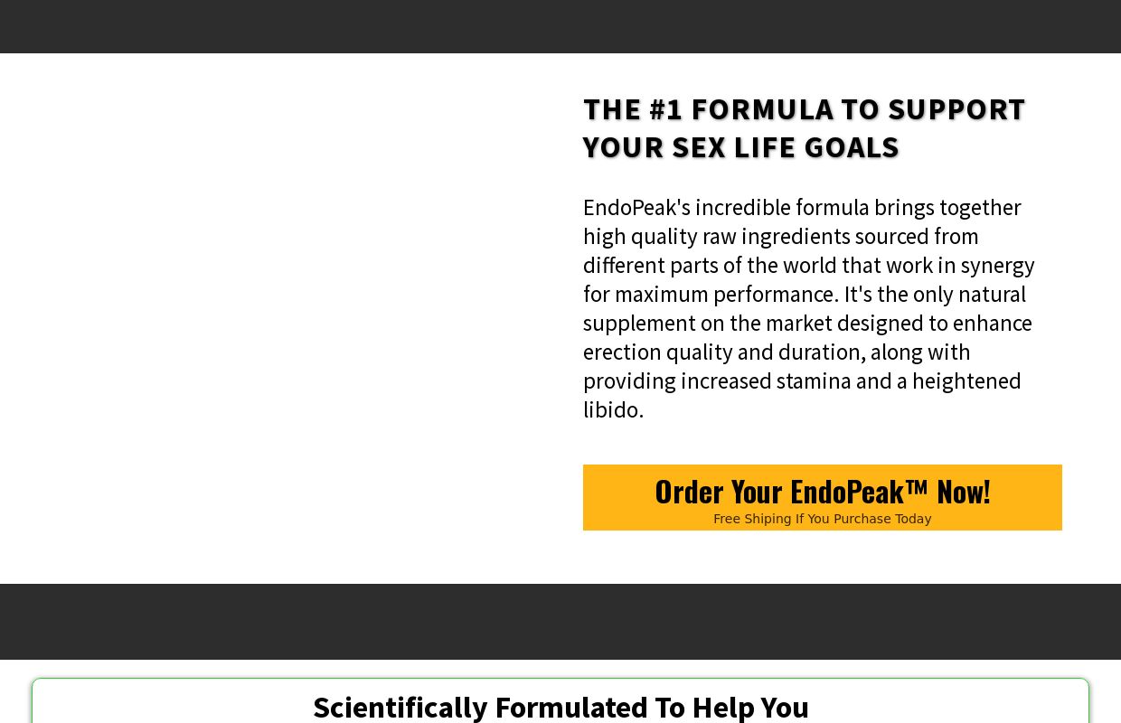 EndoPeak™ (Official) - Only $49/Bottle + Free Shipping