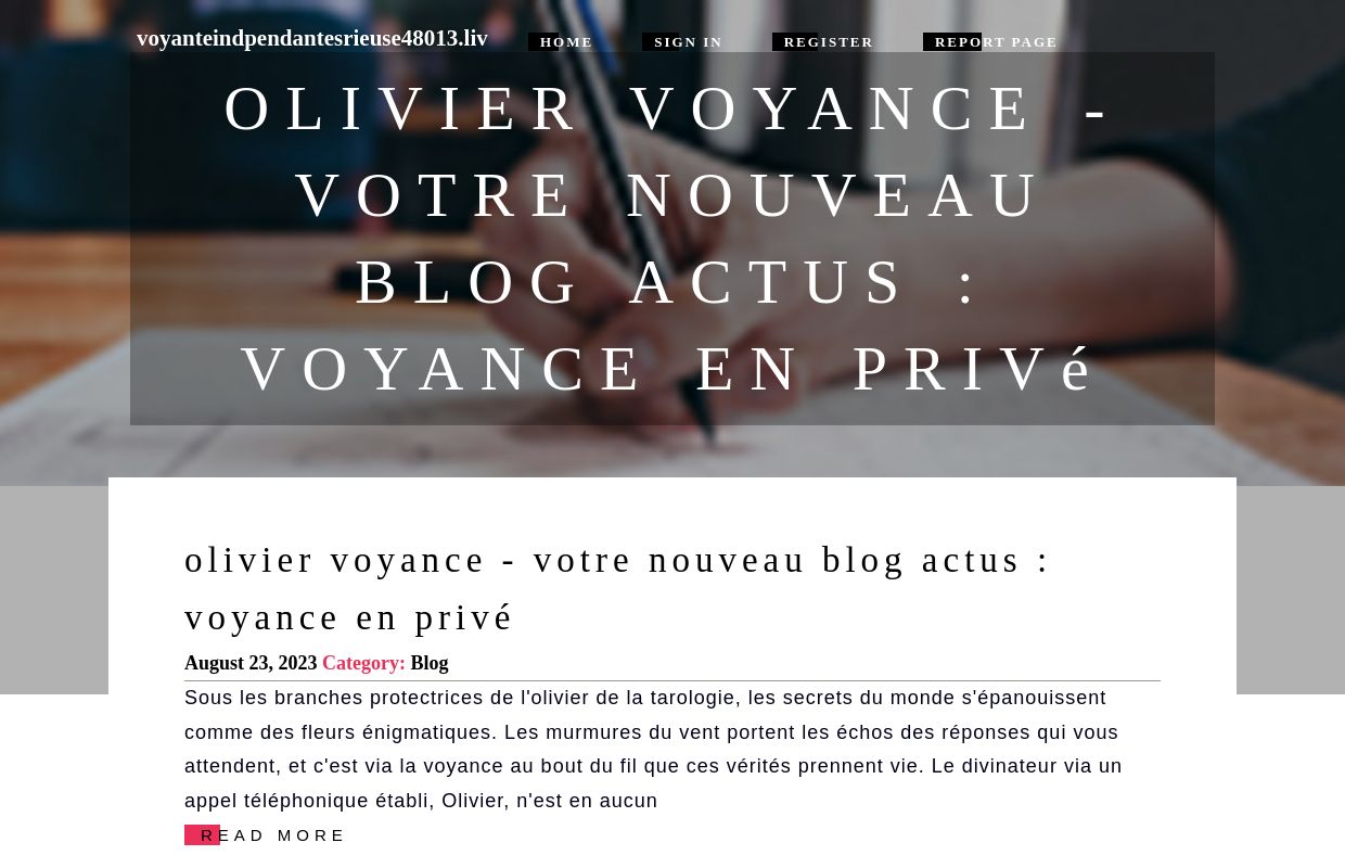 olivier voyance - votre nouveau blog actus : voyance en privé - homepage