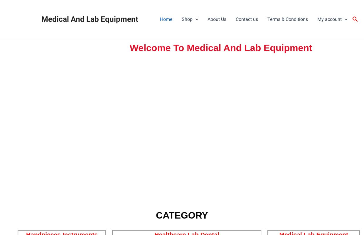 Medical And Lab Equipment - Selling Medical Equipment