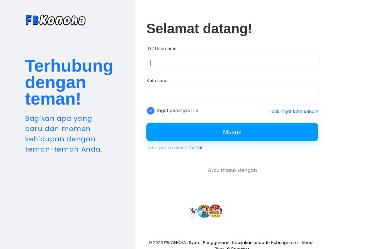 FBKONOHA: Ekspresikan dunia mu disini