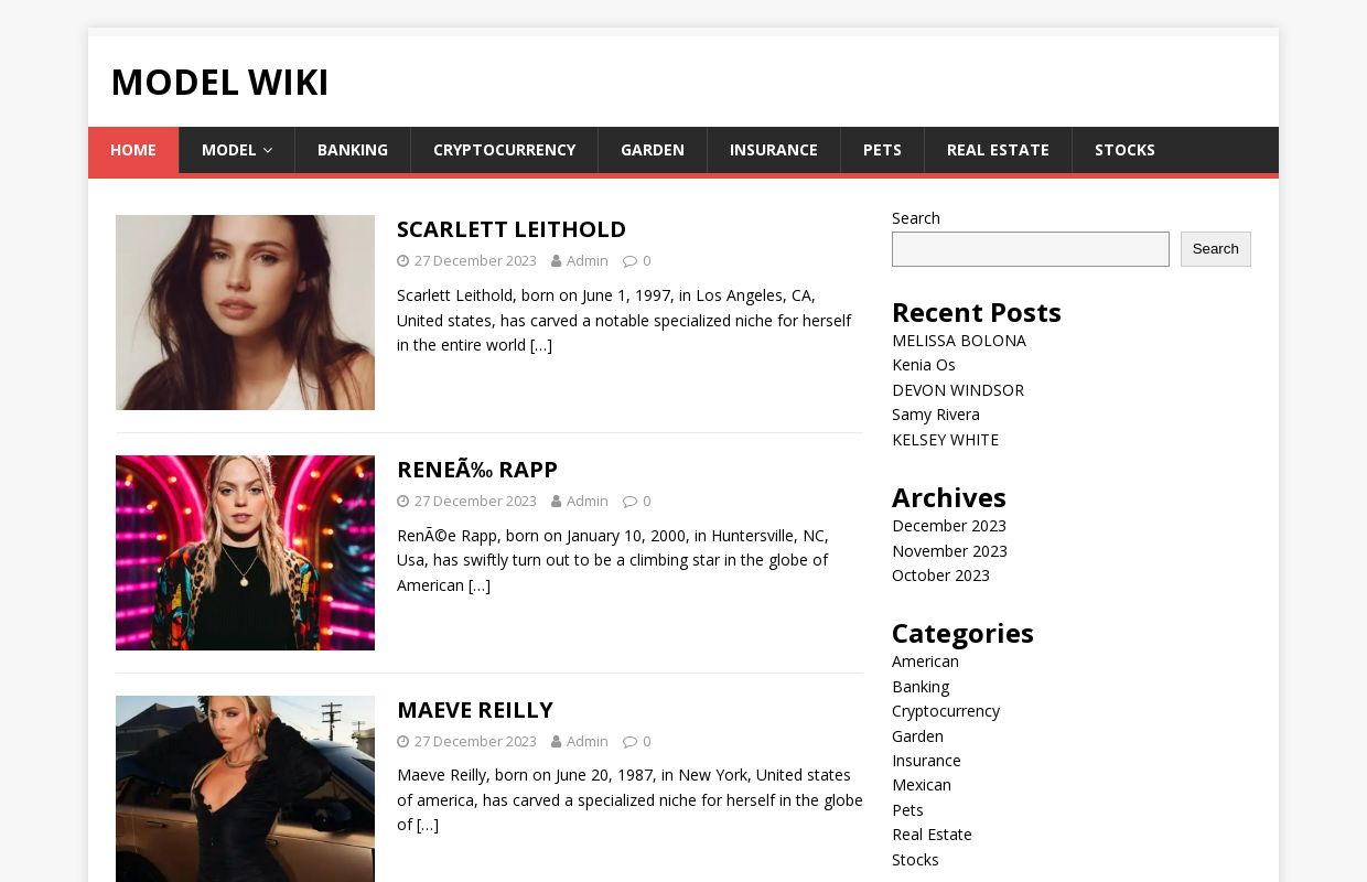 Model Wiki -