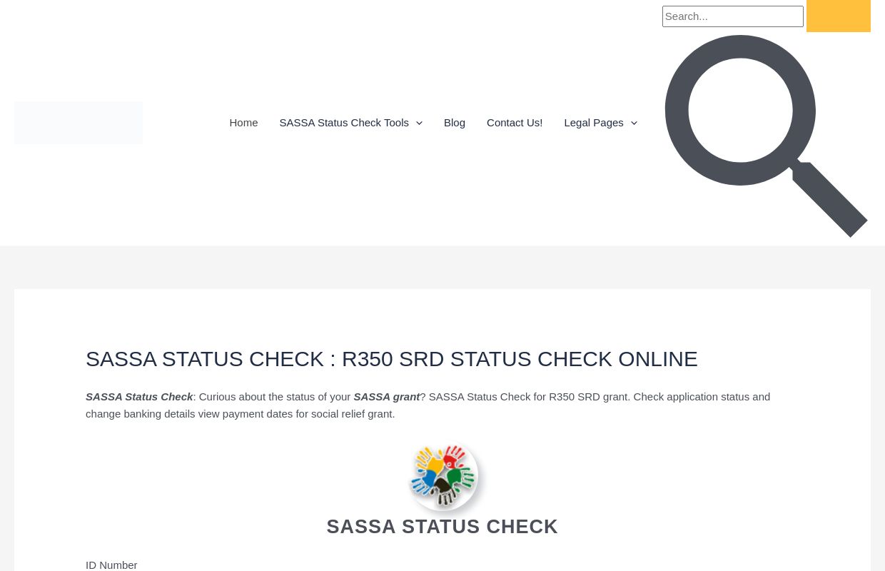 SASSA Status Check : R350 SRD Status Check Online December 2023