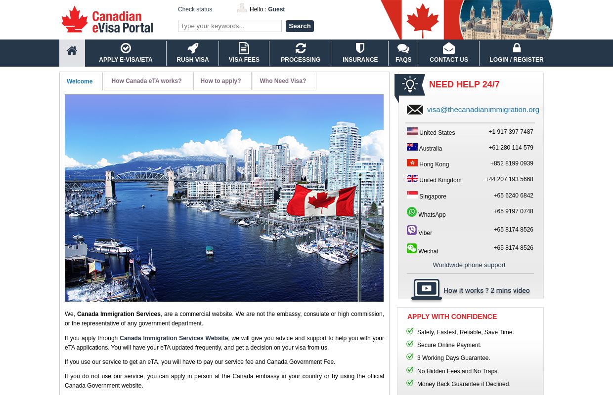 Get a Canada e-Visa/eTA online - Canada Immigration Services