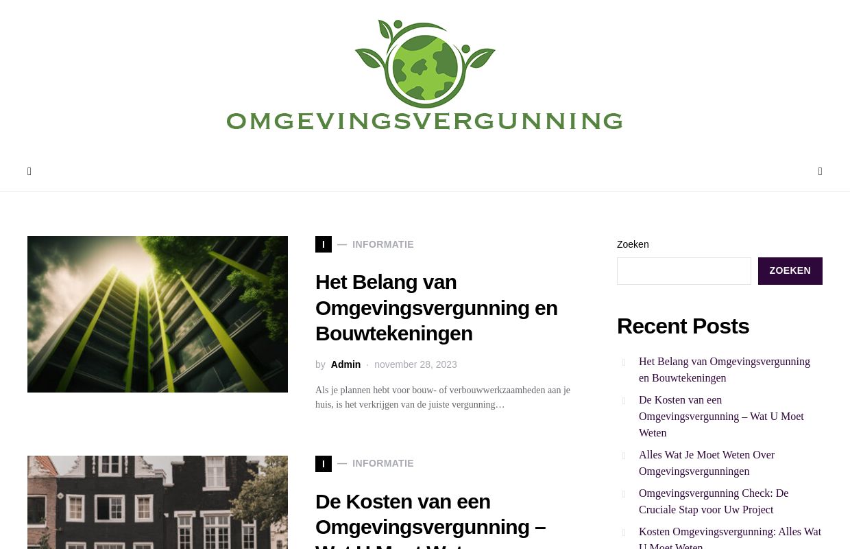Navigeer je Omgevingsvergunning: BouwInzicht en Tips - Jouw Gids voor Slimme Bouwprojecten: Ontdek de Wereld van Omgevingsvergunningen