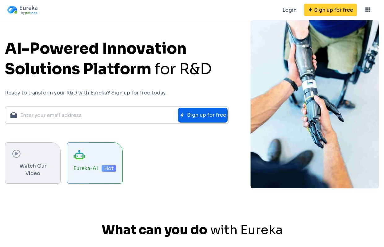 Eureka - Innovation database for R&D engineers