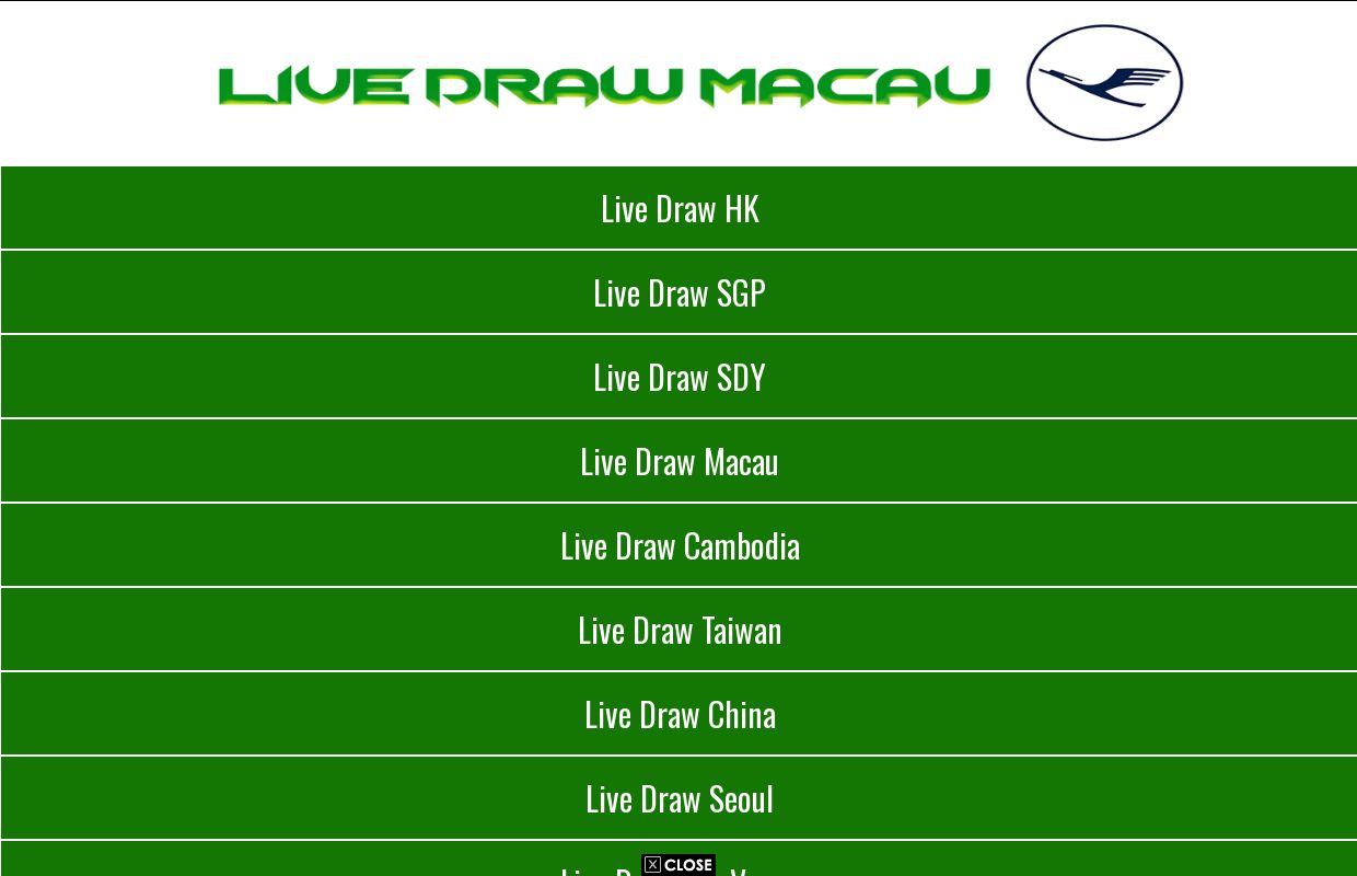 Live Draw Macau - Live Toto Macau - Live Draw Toto Macau