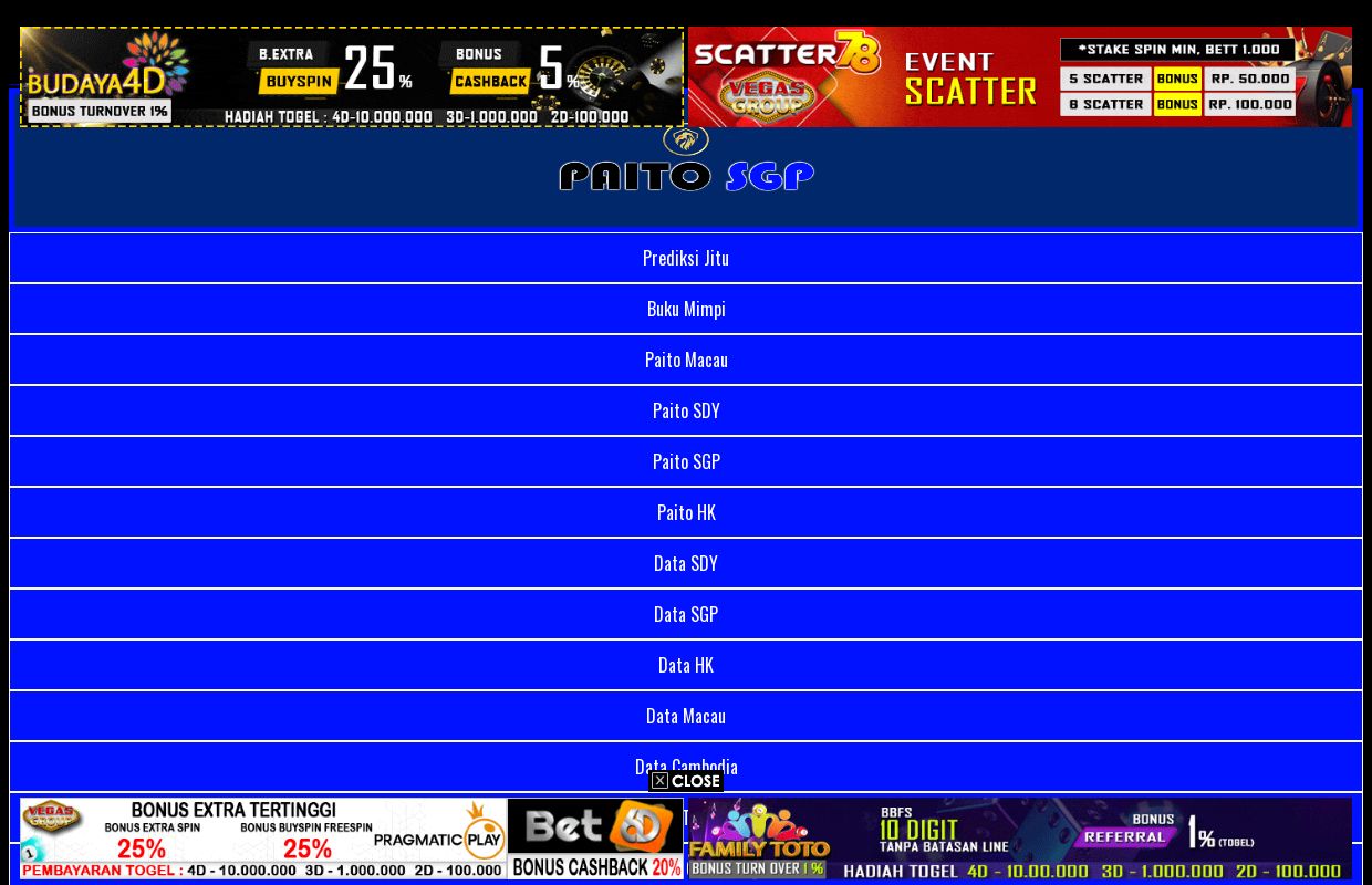 Paito SGP - Data Warna SGP - Paito Warna Singapore