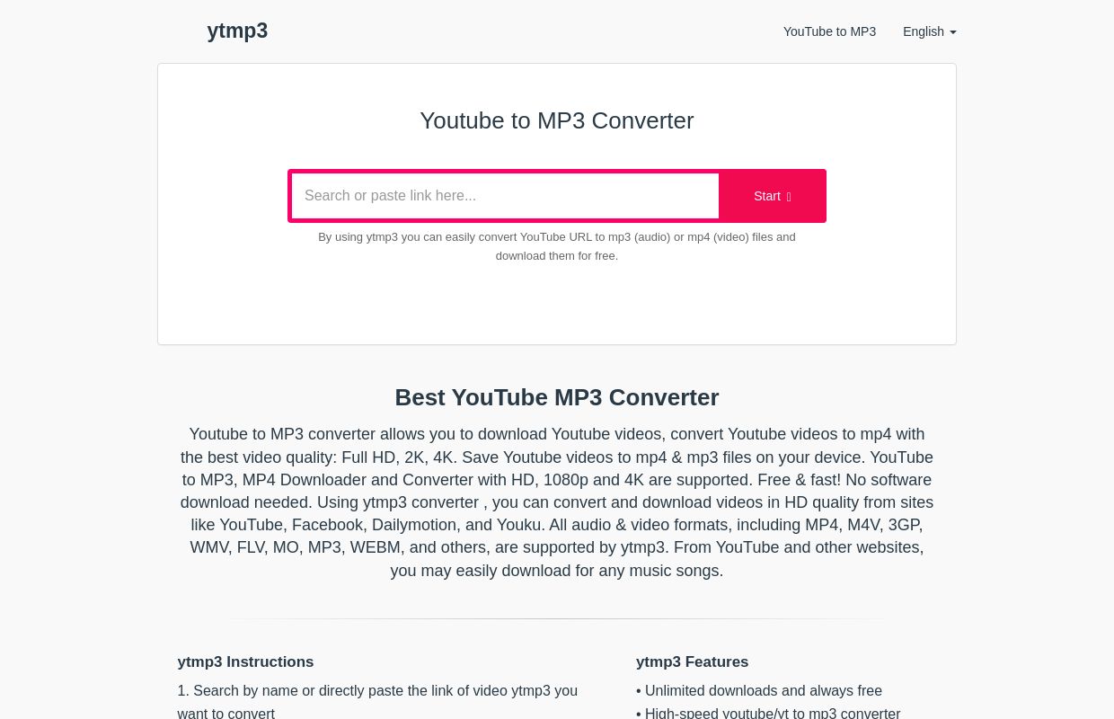 Ytmp3: Youtube To Mp3 Converter & Downloader