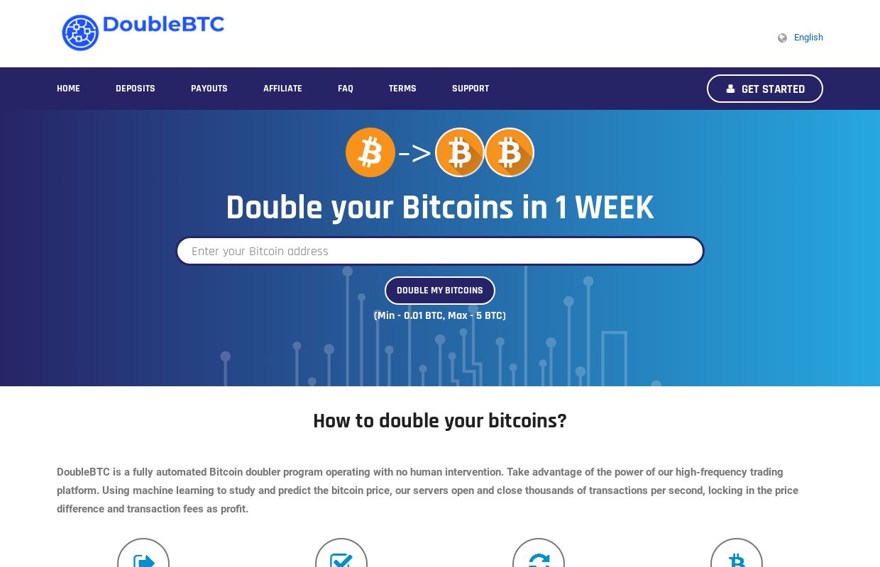 Bitcoin Double - Double your Bitcoins