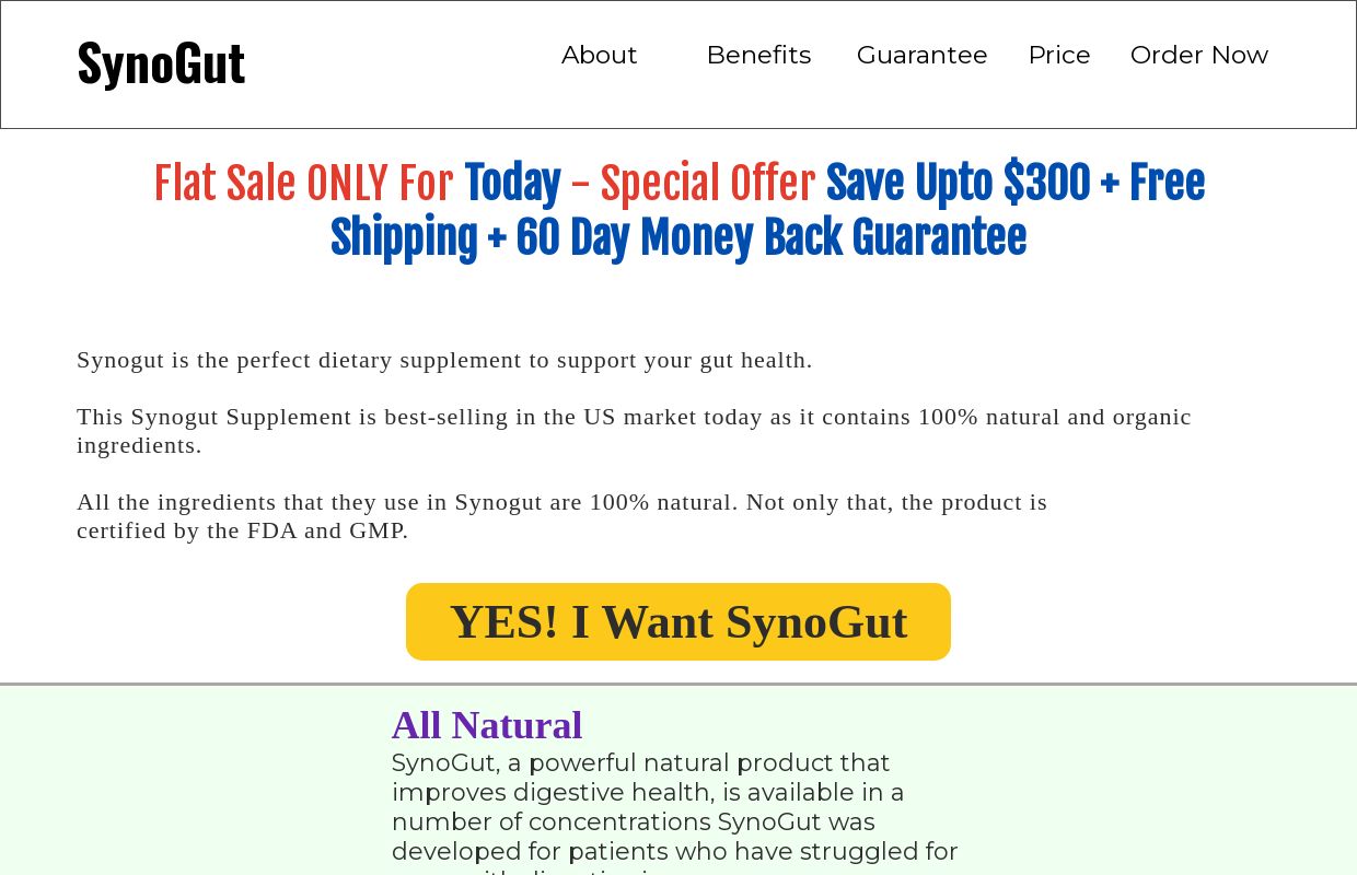 SynoGut™ | Official Website