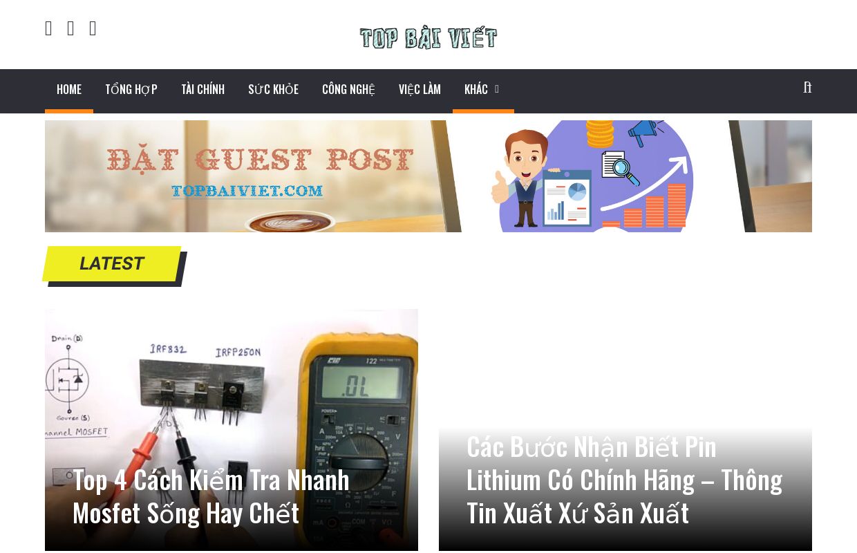 Top Bài Viết - TopList - Marketing Doanh Nghiệp