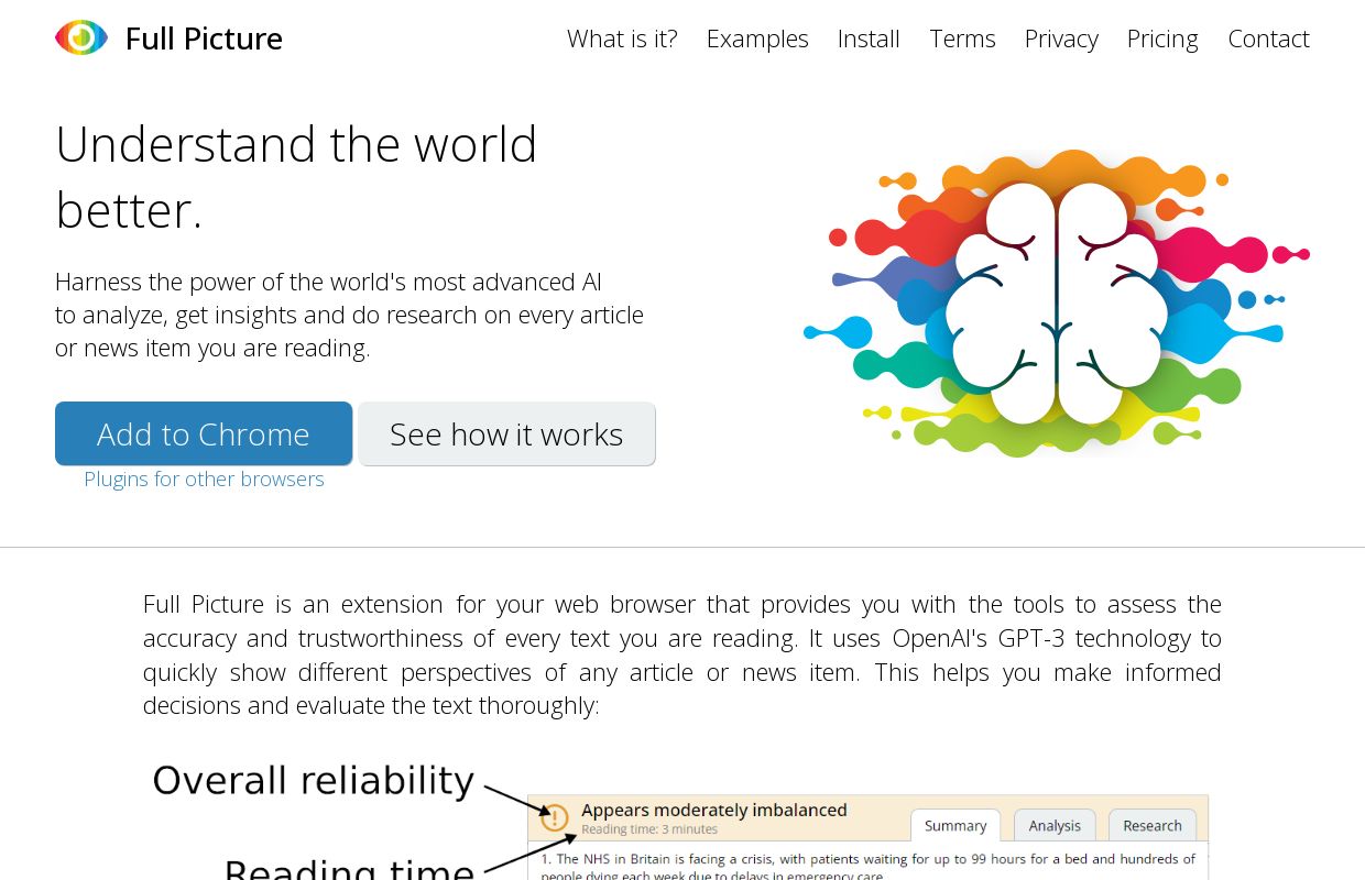 Full Picture - Escape your information bubble!