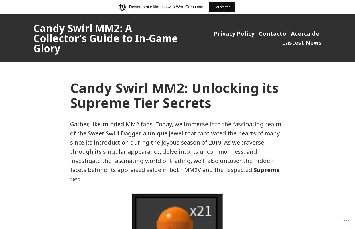 Candy Swirl MM2: A Collector's Guide to In-Game Glory