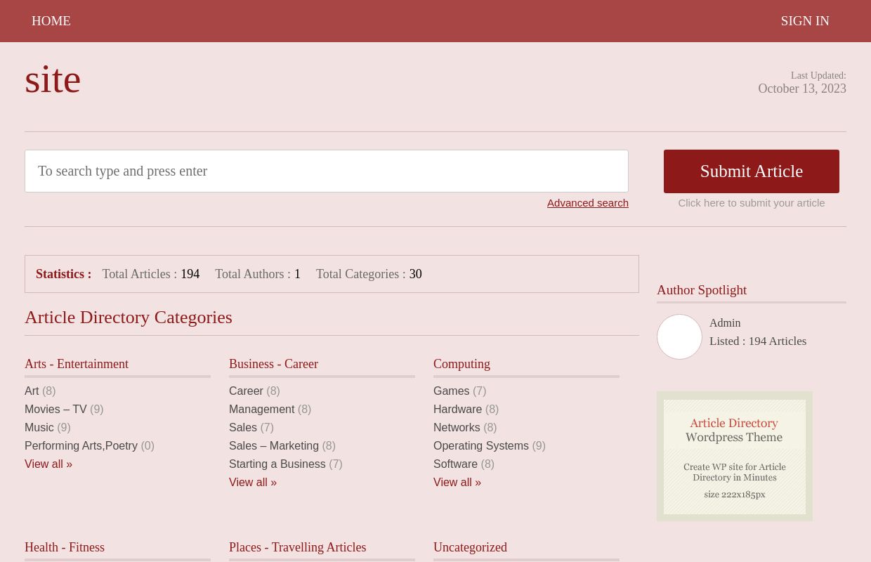 site | 