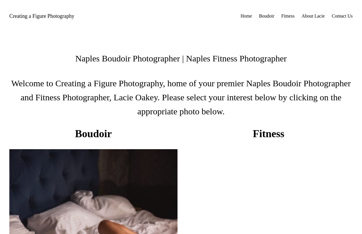 Naples Boudoir Photographer | Naples Fitness Photographer - Creating a Figure Photography