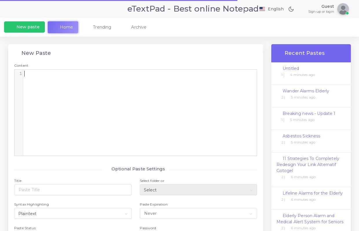eTextPad - Best online Notepad