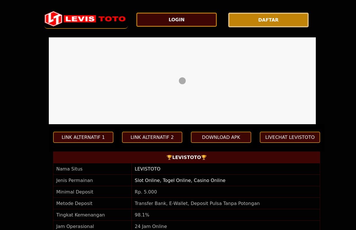 LEVISTOTO ~ Ayo Main Game Online Disini Pasti DiKasih M4XW1N
