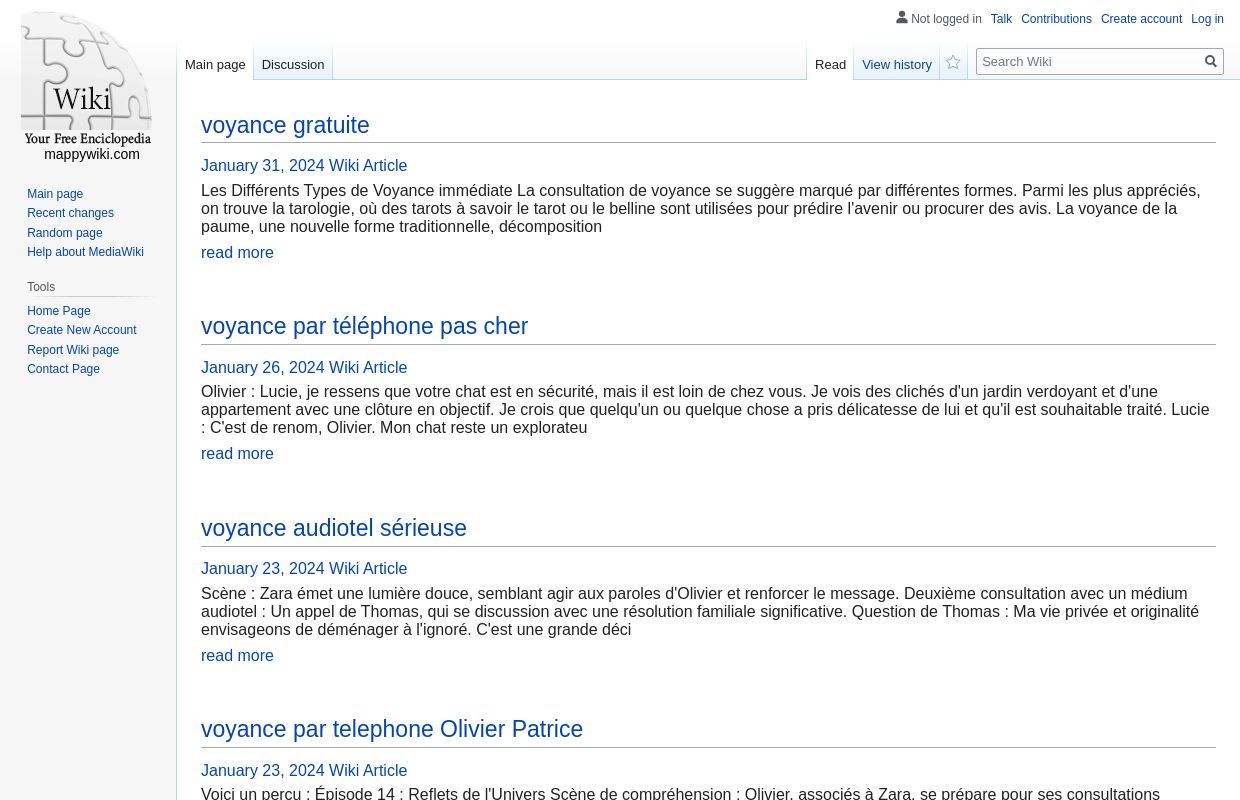 voyance gratuite - homepage