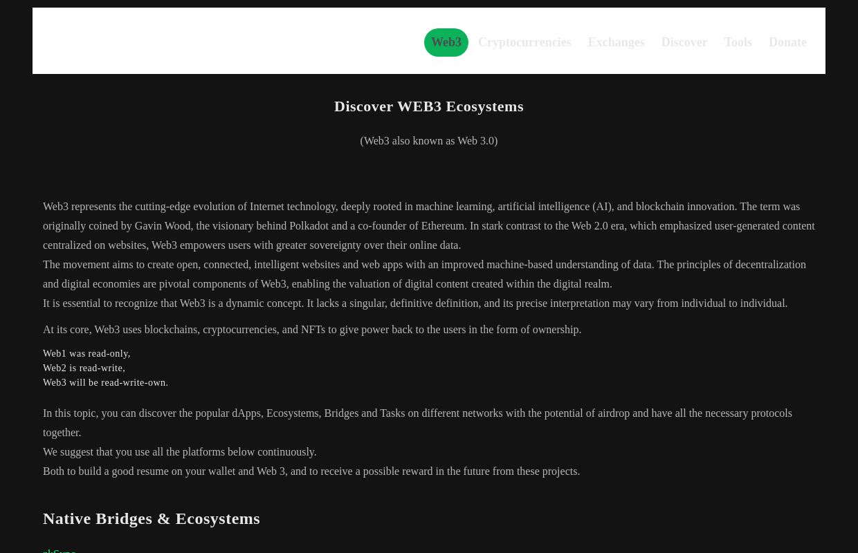 Web3 - CryptoCetus: Your All-in-One Crypto Hub