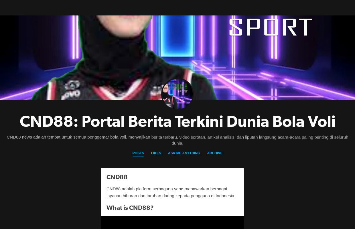 CND88: Portal Berita Terkini Dunia Bola Voli